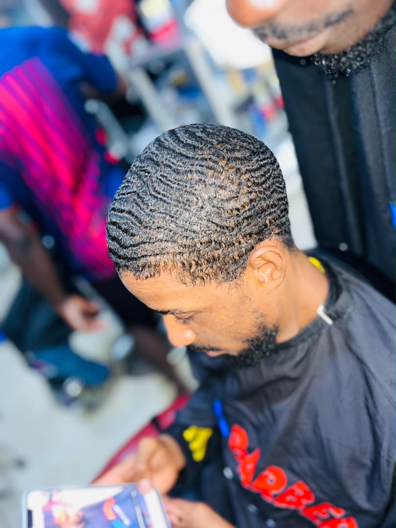 Waves hairstyle